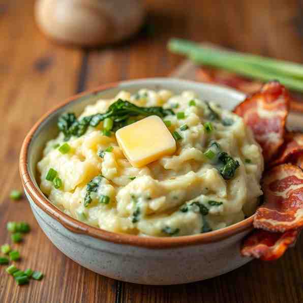 Colcannon - Creamy Irish Mash Potato Dish Recipe